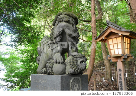 橫跨高千穗峽自然美景的橋樑 127953306