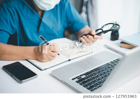 Concept business doctor education essential globalization, student learn and study in university and college to master knowledge needed travel global economy. book stethoscope for medical health care Concept business doctor education essential globalization, student learn and study in university and college to master knowledge needed travel global economy. book stethoscope for medical health care 127953963