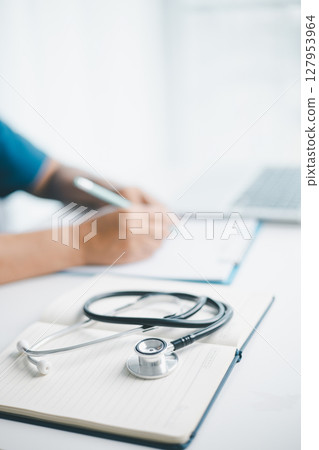 Concept business doctor education essential globalization, student learn and study in university and college to master knowledge needed travel global economy. book stethoscope for medical health care Concept business doctor education essential globalization, student learn and study in university and college to master knowledge needed travel global economy. book stethoscope for medical health care 127953964
