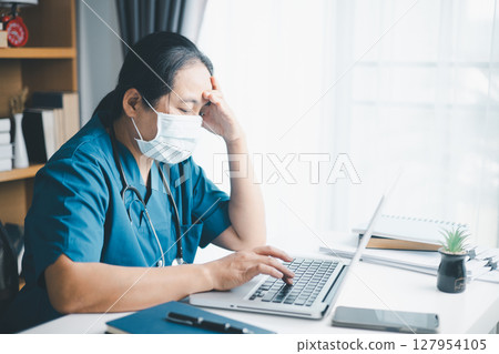 Concept business doctor education essential globalization, student learn and study in university and college to master knowledge needed travel global economy. book stethoscope for medical health care 127954105