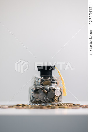 Business concept growth involves strategic financial management money loan investment bank real estate economic development encourage save buy home car education income stack investment economy return 127954134