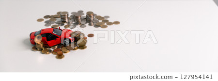 Business concept growth involves strategic financial management money loan investment bank real estate economic development encourage save buy home car education income stack investment economy return 127954141