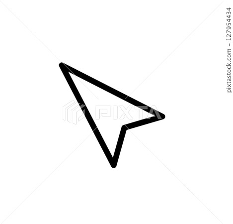 Arrow cursor icon Arrow cursor icon 127954434