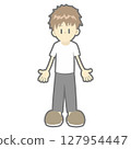 一個男人伸出雙手 127954447