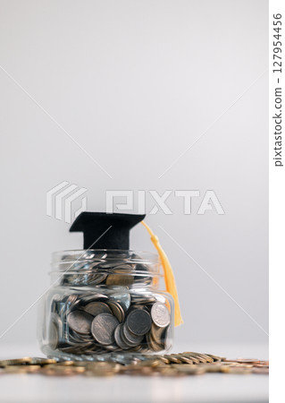 Business concept growth involves strategic financial management money loan investment bank real estate economic development encourage save buy home car education income stack investment economy return 127954456