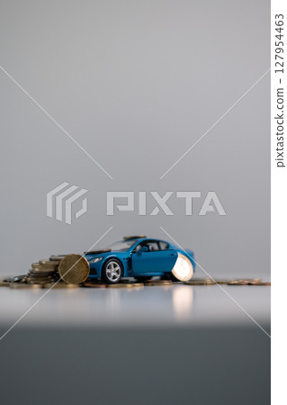 Business concept growth involves strategic financial management money loan investment bank real estate economic development encourage save buy home car education income stack investment economy return 127954463