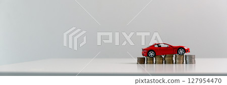 Business concept growth involves strategic financial management money loan investment bank real estate economic development encourage save buy home car education income stack investment economy return 127954470