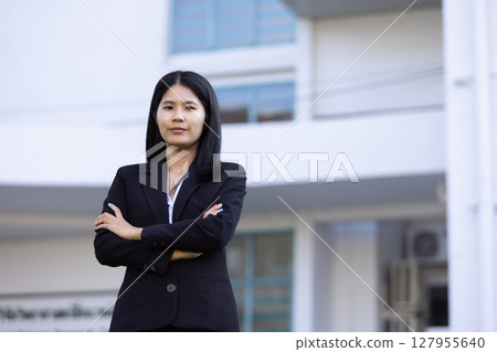 Future remote work combines technology smart phone digital business woman enable e-learning productivity while travel blend comfort modern devices serenity computer equipment connection online world 127955640