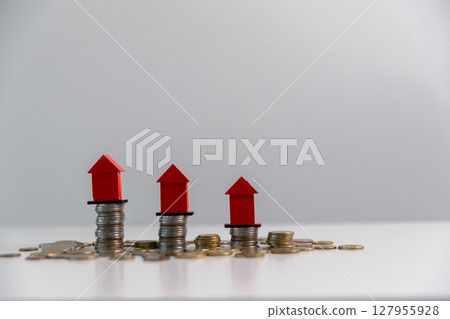 Business concept growth involves strategic financial management money loan investment bank real estate economic development encourage save buy home car education income stack investment economy return Business concept growth involves strategic financial management money loan investment bank real estate economic development encourage save buy home car education income stack investment economy return 127955928