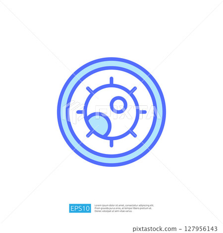 Clean And Disinfect Icon Representing Hygiene And Safety In Modern Sanitation Practices 127956143