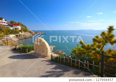 Ako Misaki and Oishi Nagori no Matsu (a place connected to the Chushingura legend) / Setonaikai National Park / Japan's Top 100 Sunsets 127956457