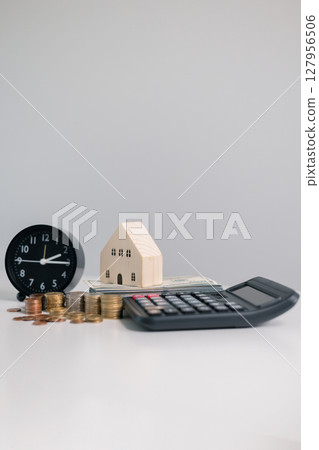 Business concept growth involves strategic financial management money loan investment bank real estate economic development encourage save buy home car education income stack investment economy return 127956506