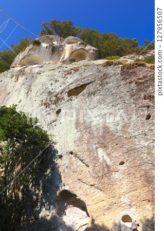 "Hana no Iwaya" on the Kumano Kodo and Iseji Route, a World Heritage Site / Nationally designated natural monument 127956507