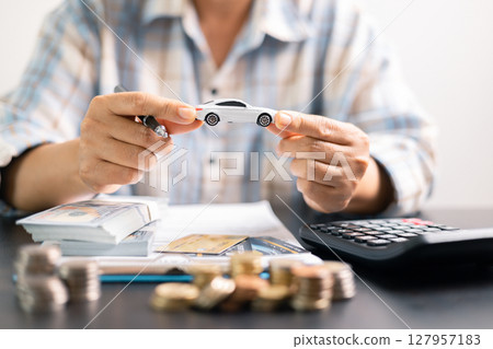 Concept businessman vehicle finance protection office plan investment protect hand save buy sell car ensuring idea financial security automobile agent purchase insurance secure favorable loan deal Concept businessman vehicle finance protection office plan investment protect hand save buy sell car ensuring idea financial security automobile agent purchase insurance secure favorable loan deal 127957183