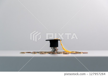 Business concept growth involves strategic financial management money loan investment bank real estate economic development encourage save buy home car education income stack investment economy return 127957264
