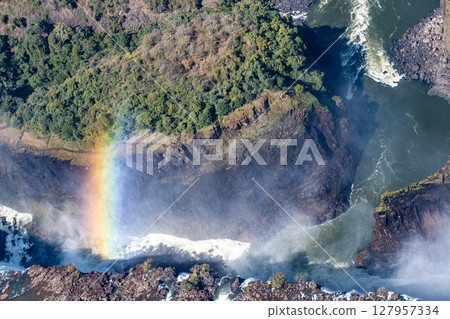 Aerial View of Victoria Falls 127957334