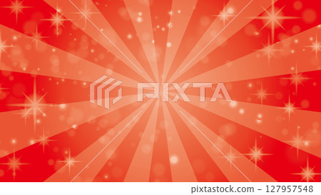 Concentrated line background red sparkling 127957548