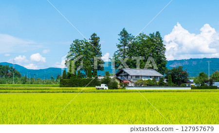 國家景觀在夏天 國家景觀在夏天 127957679