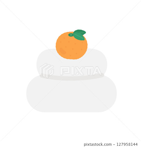 Kagami clip illustration Kagami clip illustration 127958144
