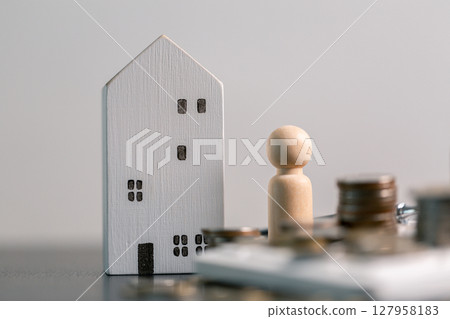 Business home concept involves strategic financial management money coin save bank real estate economic loan investment development growth encourage accountancy buy income stack investment economy Business home concept involves strategic financial management money coin save bank real estate economic loan investment development growth encourage accountancy buy income stack investment economy 127958183