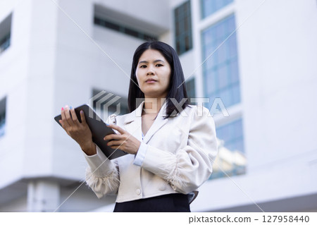 Future remote work combines technology smart phone connection online white digital business woman enable e-learning productivity while travel blend comfort modern devices serenity computer equipment Future remote work combines technology smart phone connection online white digital business woman enable e-learning productivity while travel blend comfort modern devices serenity computer equipment 127958440