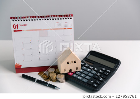 Business concept growth involves strategic financial management money loan investment bank real estate economic development encourage save buy home car education income stack investment economy return 127958761
