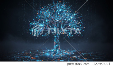 Digital Technology Tree 127959021