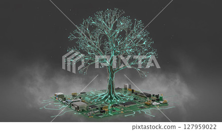 Digital Technology Tree 127959022