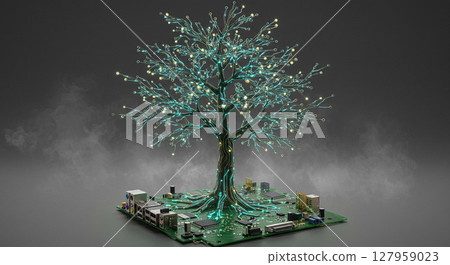 Digital Technology Tree 127959023