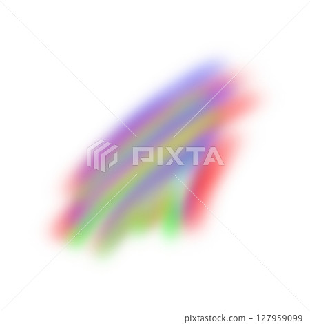 透明背景上的柔和多色光棱鏡效果 透明背景上的柔和多色光棱鏡效果 127959099