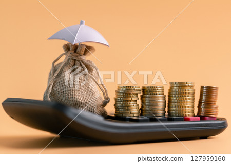 Insurance background money coin concept business protection finance sale financial investment buy automobile purchase loan deal agent rent rental premium assurance save banking tax return calculation Insurance background money coin concept business protection finance sale financial investment buy automobile purchase loan deal agent rent rental premium assurance save banking tax return calculation 127959160