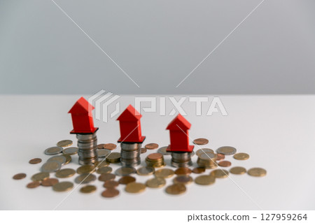 Business concept growth involves strategic financial management money loan investment bank real estate economic development encourage save buy home car education income stack investment economy return Business concept growth involves strategic financial management money loan investment bank real estate economic development encourage save buy home car education income stack investment economy return 127959264