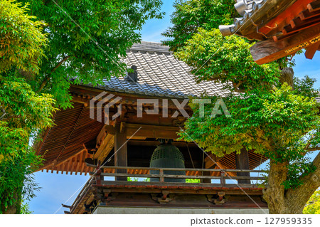 東京護國寺鐘樓 江戶時代中期建造的文化遺產 127959335