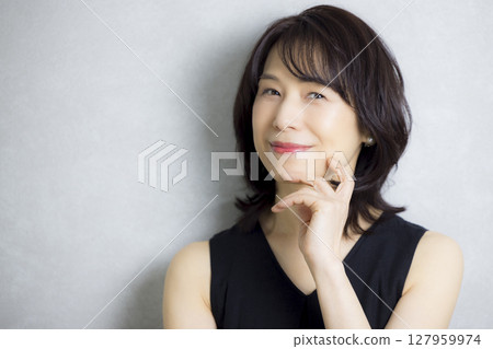 Beautiful middle-aged woman Beautiful middle-aged woman 127959974