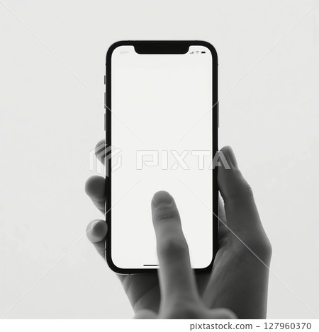 手來操作智能手機 127960370