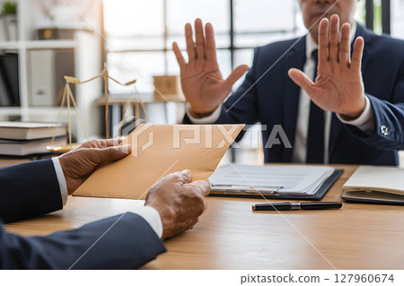商人表示拒絕腐敗 127960674
