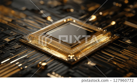 Quantum processor on circuit board 127960772
