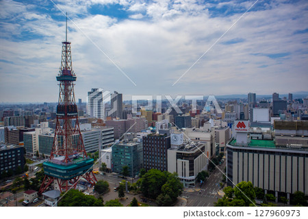 札幌電視塔城市景觀奧運馬拉松 127960973