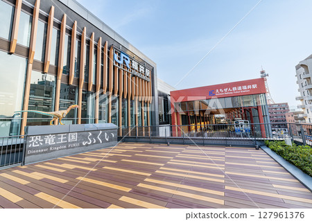 JR Fukui Station and Echizen Railway Fukui Station, Fukui City, Fukui Prefecture 127961376