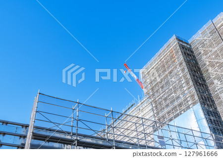High-rise building construction site (construction site image) High-rise building construction site (construction site image) 127961666