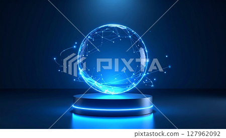 水晶球代表科技與未來 127962092