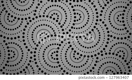 Abstract geometric pattern. A seamless vector background. Gray and black ornament. Graphic modern pattern. Simple lattice graphic design 127963407