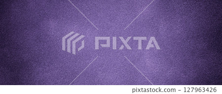 Dark violet suede fabric background with velvet texture, purple tones and soft felt textile in macro with vignette 127963426