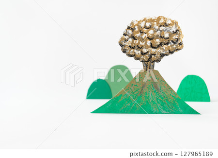 Volcanic eruption Volcanic ash countermeasures Eruption information Ashfall forecast Mountain Volcanic eruption Volcanic ash countermeasures Eruption information Ashfall forecast Mountain 127965189