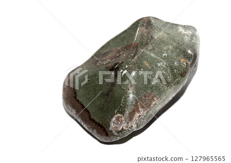 Crystal Quartz Natural Healing Stone Close Up Background Crystal Quartz Natural Healing Stone Close Up Background 127965565