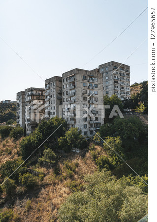 Soviet Brutalist Apartment Blocks in Tbilisi 127965652