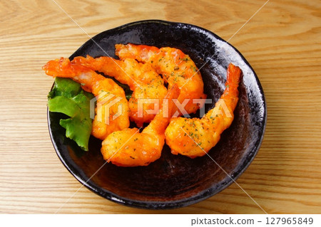 Prawn chili sauce 127965849