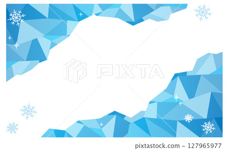 酷冰插畫背景素材 127965977