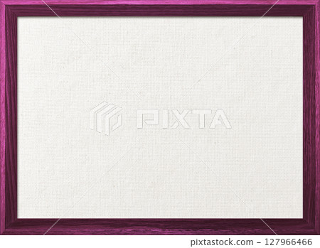 白色棉麻帆佈板與深粉紅色木框的背景影像 127966466