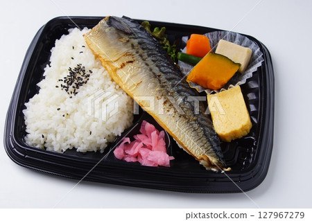 烤鯖魚午餐 烤鯖魚午餐 127967279